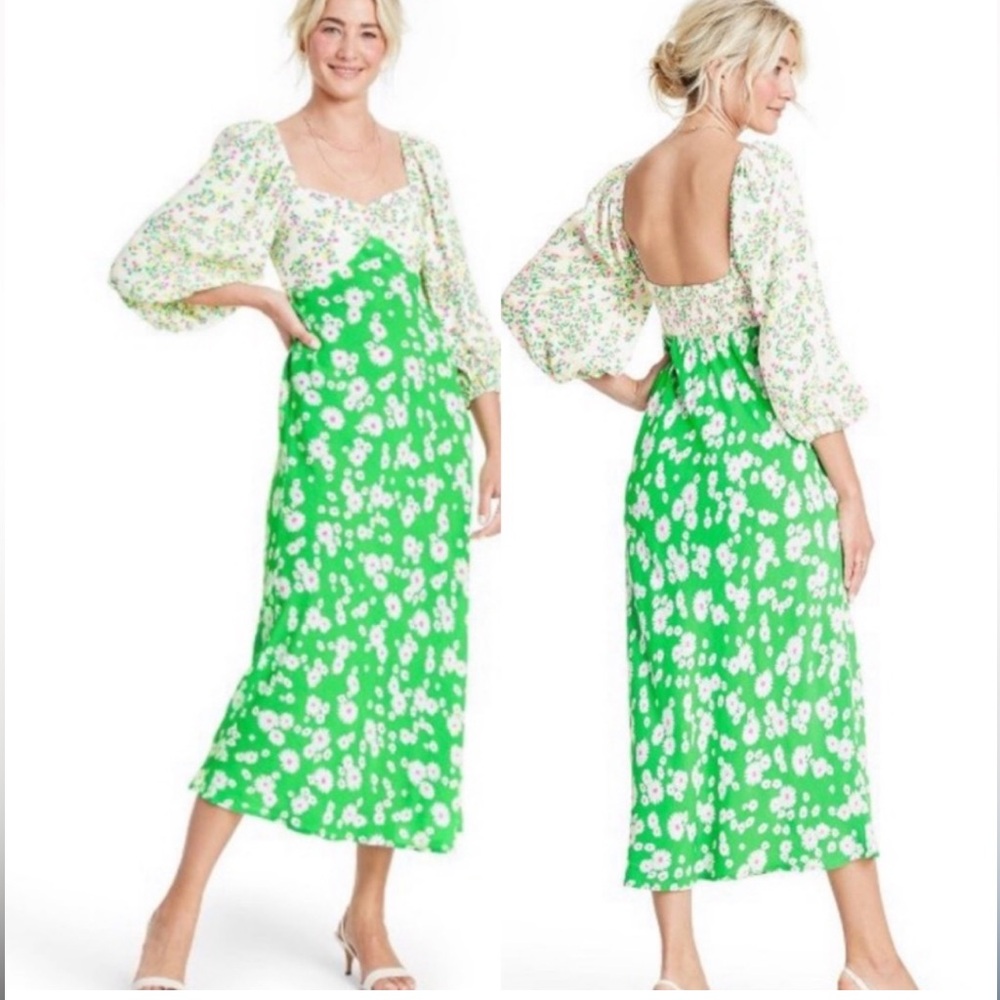 8 RIXO Daisy Long Sleeve Swing
Dress Collab